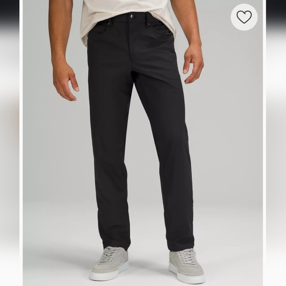 Lululemon ABC Classic-Fit 5 Pocket Pant Black 30L Warpstreme Size 32 *NWOT*